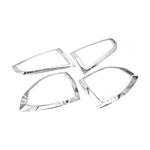 Car Styling Chrome Tail Light Cover Trim For Ford S-MAX