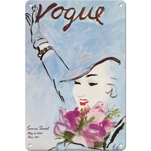 Pacifica Island Art Fashion Magazine - May 1935 Summer Travel - Vintage Magazine Cover by Carl Erickson 1935-8in x 12in Vintage