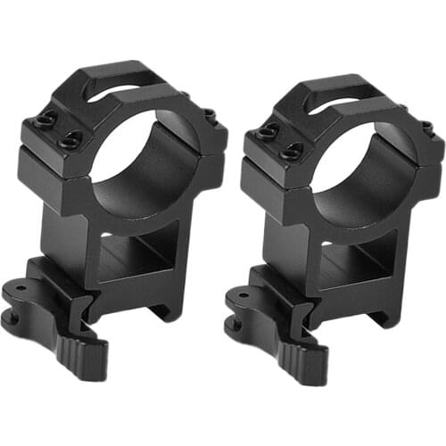 30mm Ring 21mm QD Quick Release Rail Rifle Shot gun Flashlight Laser Sight Scope Mount Dovetail Bases