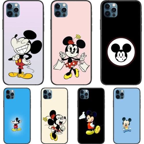 Colorful Mickey Mouse Anime Phone Cases cover For iphone 11 Pro Max case 12 8 7 6 S XR PLUS X XS SE 2020 mini mobile cell shell