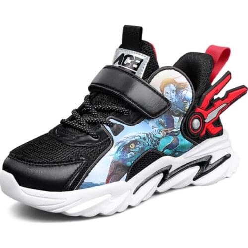 Boys Brand 2021 New Mesh Breathable Casual Shoes Fashion Boy Spring Autumn Children Lightweight and Comfortable Sneakers