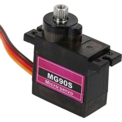 MG90S Metal Gear Mini Steering Gear 3D Shuangfei 450 Electrics Swashplate Suitable for Toy Car Toy Boat Toy Airplane L1231