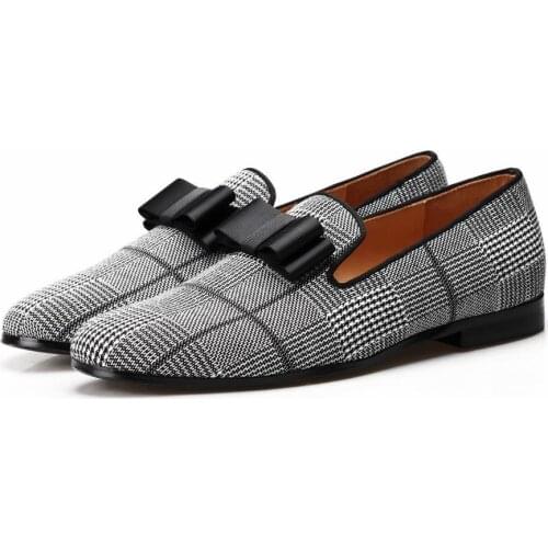 Bowknot HOT GOOD comfortable fashion US 5-12 Mens canvas wedding career work party dance shoes