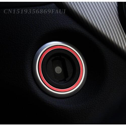 Aluminium alloy Car Ignition switch decoration sticker For Mercedes Benz A Class B Class C Class E Class GLK GL GLA