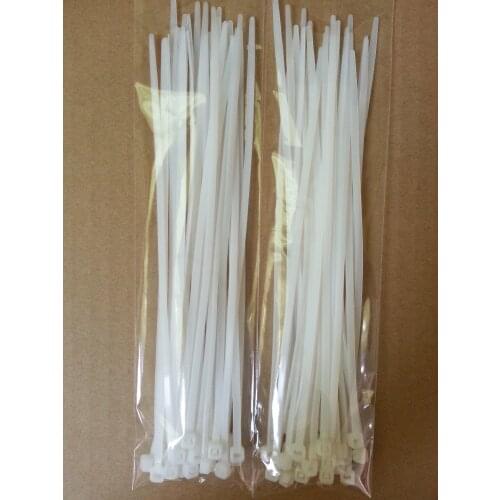 100pcs 7.8" 200mmx3mm Nylon Cable Tie