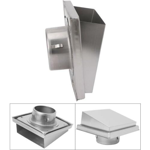 OOTDTY Wall Air Vent Grille Diffuser Ducting Ventilation Cover Extractor Outlet Louvres