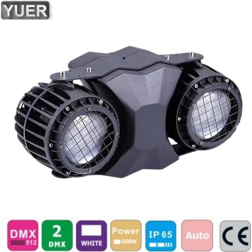 NEW Waterproof IP65 2X100W Audience lights 3200K 5600K Gymnasium DJ Disco Stage Wedding Party Christmas Indoor Outdoor Park DMX
