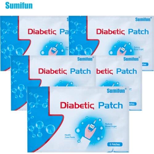 30Pieces=5Bags Cure Lower Blood Glucose Treatment Diabetic Patch Diabetes Herbal Diabetes Sugar Balance Plaster D1270