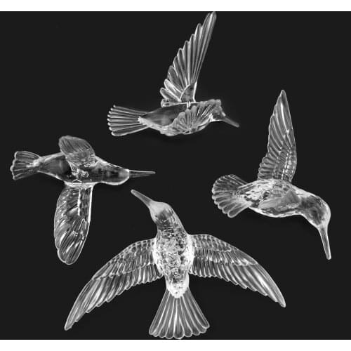1 pc Transparent Acrylic Hummingbird Wedding Decoration Wedding Ceiling Decoration Accessories Wedding Decoration Props