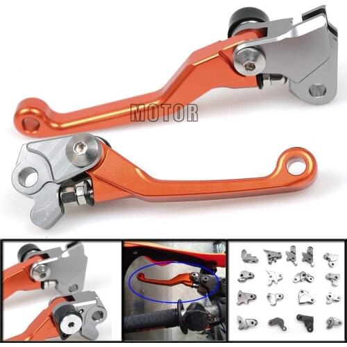 CNC Motocross Pivot Handle Lever DirtBike Clutch And Brake Levers For 450SX 450SX-R 450SX-F 2013 400EXC 2009 2010 2011