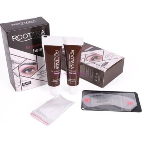 200pcs Eyebrow Cream Waterproof Long Lastingr Eyebrow Dye Tattoo Cream Henna Brow Eyelash Eyebr Stain Makeup Tool hot