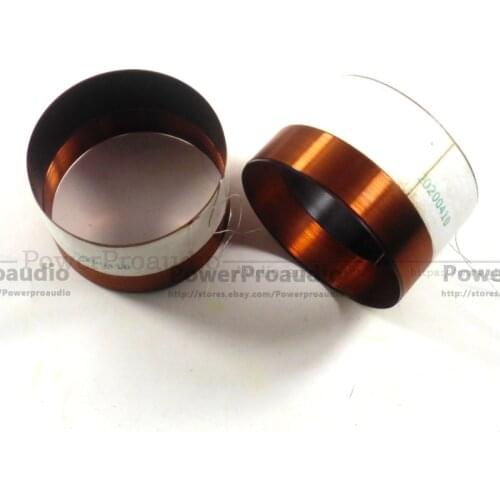 2pcs Hiqh quality Voice coil For PHL 4041 Speaker Woofer 8 Ohm IN And Out