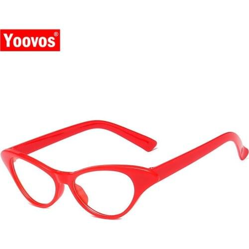 Yoovos Cat Eye Glasses For Men/Women Blue Light Eyeglasses Frames PlasticOkulary Anti-fatigue Eyewear Luxury Gafas Para Leer