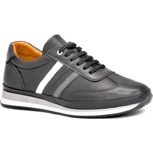 Gedikpasalı 3672 Black 2021 Winter Small Size Men Shoes Casual Connected Daily Use Real Cow leather Elevator Street Stly