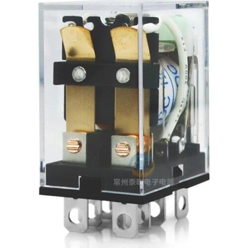 10pcs JQX-13F-2Z 220V AC Coil Power Relay DPDT LY2NJ HH62P-L JQX-13F