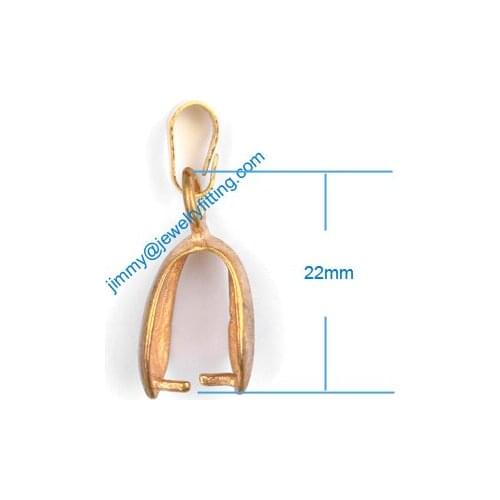 TheJewelry Accessories leaf shape Bails for Pendants 1200pcs freee shipping