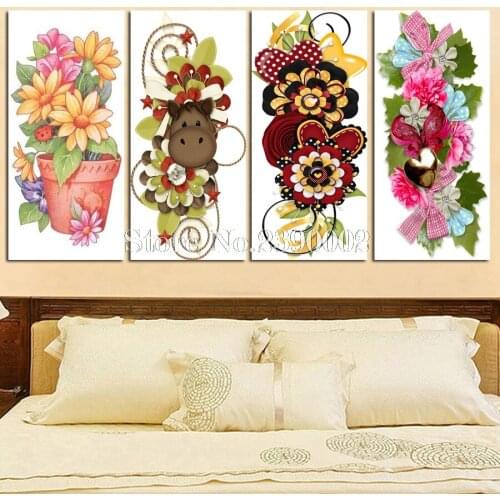 5D Diamond Embroidery Cloth Flowers DIY Diamond Painting Full Diamond Mosaic Crafts Gifts Diamond Paintings Rhinestones
