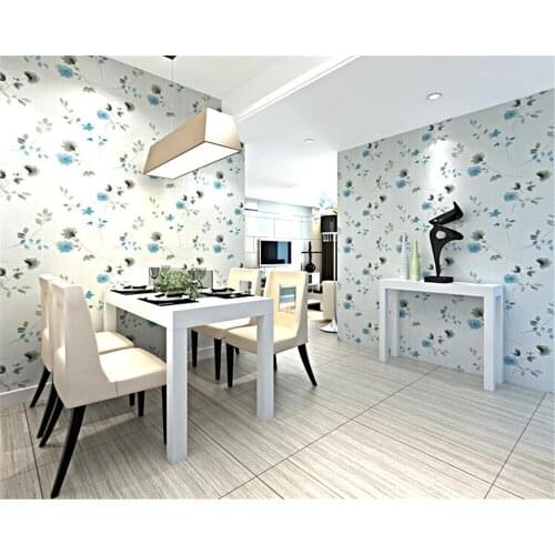 Beibehang Nordic Romantic Pastoral Nonwoven 3d Wallpaper Bedroom Guest House TV Background Wall Modern Fashion Wall paper tapety