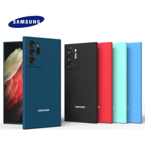 For Samsung Galaxy Note 20 Ultra Case Soft Silicone Full Back Cover Silky Touch Liquid Protective Note20 UItra TPU Shell