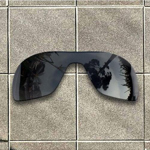 Stealth Black Polarized Sunglasses Replacement Lens for-Oakley TURBINE ROTOR Frame 100% UV Protection Good Fitness
