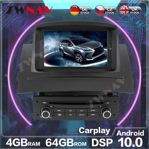 DSP Android 10.0 Car Stereo Multimedia Player GPS Glonass Navigation for Renault Megane 2 Fluence Video Radio head unit free map