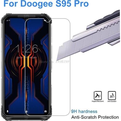 Screen Protector For Doogee S95 Pro Tempered Glass Protective Film 9H Guard For Doogee S 95 Pro Screen Front Glass Protector