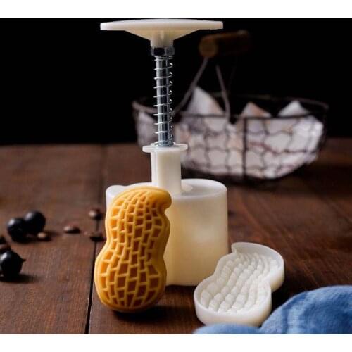 50g Moon Cake Mold , 3d Peanut Persimmon , Bakeware Hand Press Cake , Candle Aromatherapy Mould , Hand Diy Tool