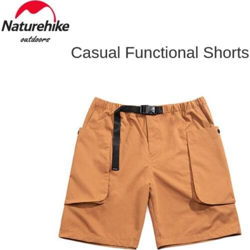 Naturehike Functional Shorts Outdoor Casual Loose Overalls Camping Hiking Pants Casual Shorts For Man Comfortable And Breathable