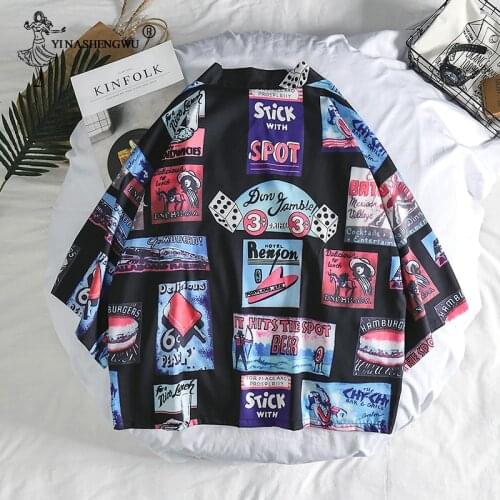 Cosplay Kimono Japan Yukata Women Robe Japanese Kimono Men Kimono Cardigan Men Beach Thin Casual Shirt Kimono Sunscreen Blouses