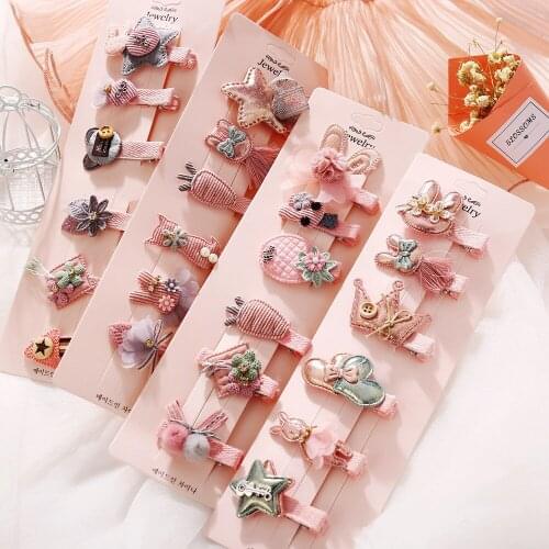 Korean childrens hair accessories baby headdress girl hair clip cute little girl hair accessories baby sweat hair card clip