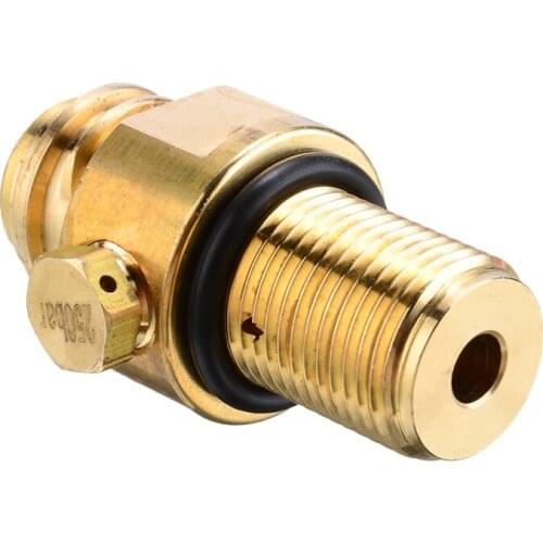 Brass Soda Sodastream CO2 Pin Valve Refill CO2 Valve Adapter Thread Converter Fit For Tanks With Threads M18*1.5 Replacement