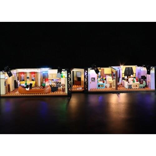 Led Lighting Up Kit for Lego 10292 Compatible With The Friends Apartments Blocks Building Model (Only Light Not Model)