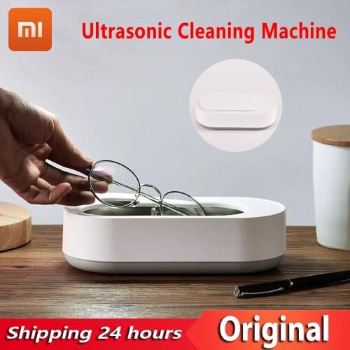Original Xiaomi EraClean Ultrasonic Cleaning Machine 45000Hz High Frequency Vibration Cleaner Washing Jewelry Glasses Watch
