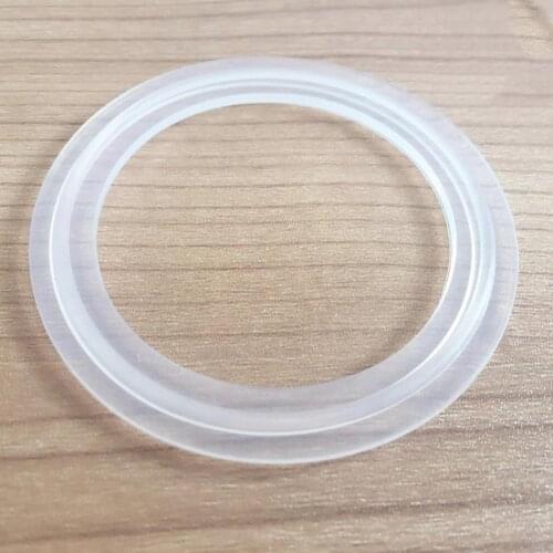 Fit 38mm 1-1/2" Pipe OD 1.5" Tri Clamp Sanitary Transparent Silicon Sealing Gasket Strip Homebrew For Diopter Ferule