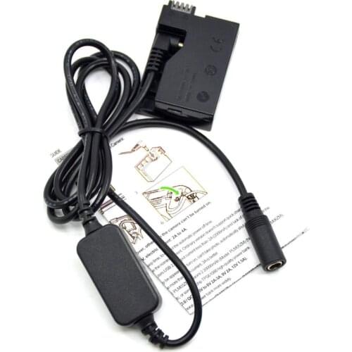 12V-24V step-down Power Cable + LP-E8 dummy battery for Canon EOS Rebel T2i T3i T4i T5i 550D 600D 650D 700D Kiss X4 X5 X6