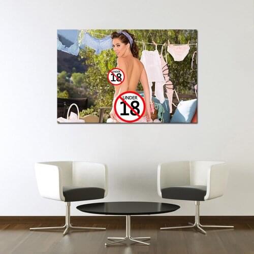 Sexy Housewife Photo Wall Art Posters and Prints Modern Unframed Canvas Painting for Living Room Decor