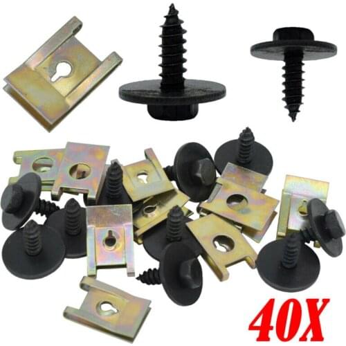 U Nut Mud Flaps Clips For BMW Speed Fastener Hex Screw Undertray Fixing New High quality