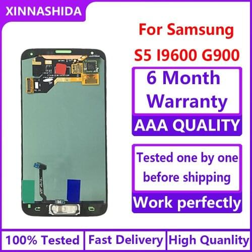 LCD For Samsung Galaxy S5 G900 G900F G900A G900T G900I LCD Display Touch Screen Digitizer Assembly