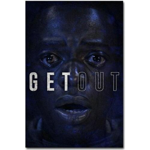 007 2017 GET OUT Horror Film Daniel Kaluuya Movie 009 Wall Silk Cloth Poster Art Decoration Gift