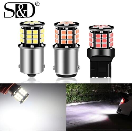 1pc 1156 BA15S P21W BAU15S PY21W Led Bulb 1157 BA15D BAY15D P21/5W T20 7440 W21W 7443 W21/5W Car Turn Signal Lamp 12V