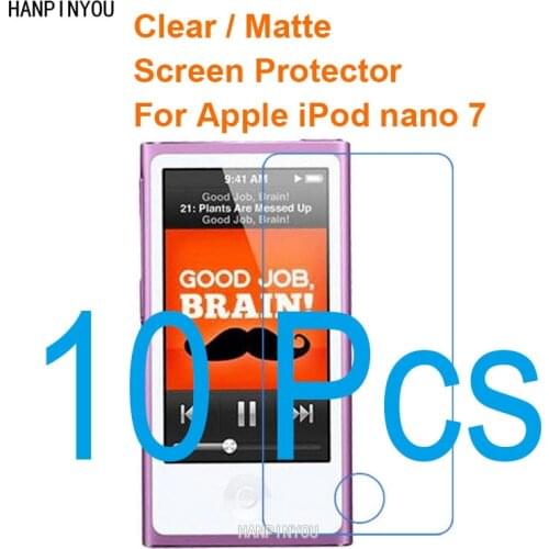 10 Pcs/Lot For Apple iPod nano 7 2.5" New HD Clear/Anti-Glare Matte Screen Protector Protective Film Guard (Not Tempered Glass)