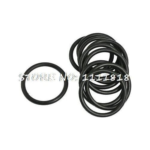 10 Pcs Mechanical Black NBR O Rings Oil Seal Washers 45mm x 4mm x 37mm
