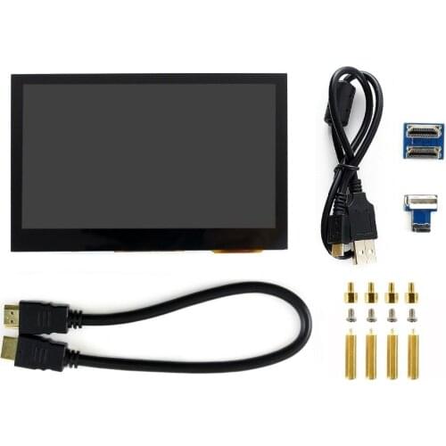 4.3inch Capacitive Touch Screen IPS LCD HDMI interface Supports Raspberry Pi BB Black Banana Pi Multi mini-PCs Multi Systems etc