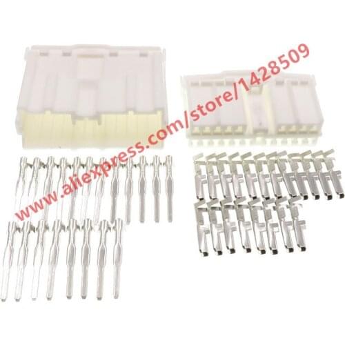 5 Sets 20 Pin Auto Wiring Harness Connector Car Electrical Components Female Male Plug MG620411 MG610410 7123-8306