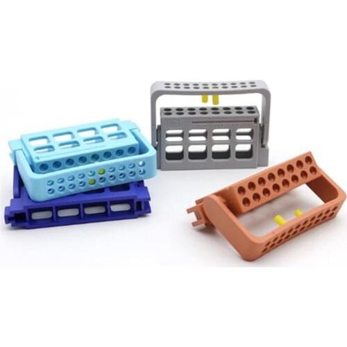 5 pcs Dental Root Canal File Holder Plastic Holder Plastic Stand With a Memory Function 8 Holes 16 Holes