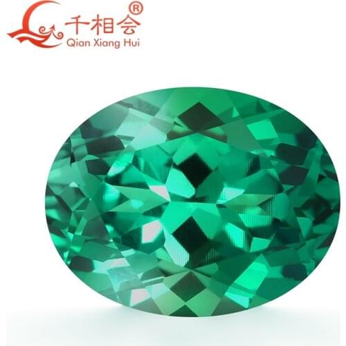 7*9mm 2.4ct Nat ural cut oval shape Alexandrite green color corundum gem stone for jewelry making