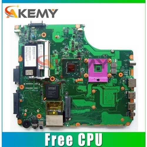 AKEMY Laptop Motherboard For Toshiba Satellite Pro A300 A300-1DZ Intel 478 GL960 V000125670 6050A2169401 Free CPU ddr2
