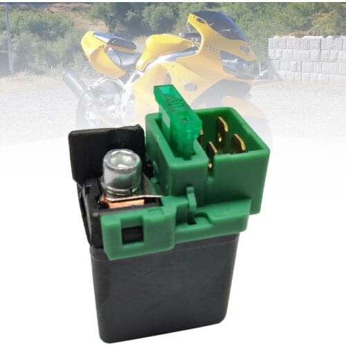 Black Sturdy Professional Relay Solenoid Replacement Durable Starter Solenoid Relay Replacement