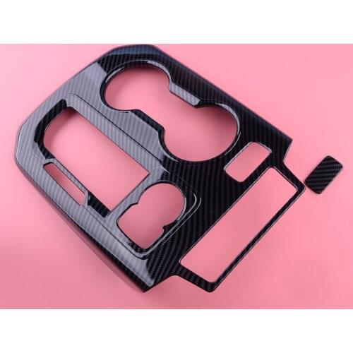 CITALL 1 SET Print Interior Gear Shift Frame Cover Trim Fit For Chevrolet Blazer 2019 2020 Plastic Left Hand Drive