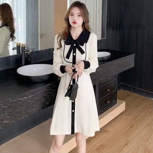 COIGARSAM Fashionable Knitted Dresses